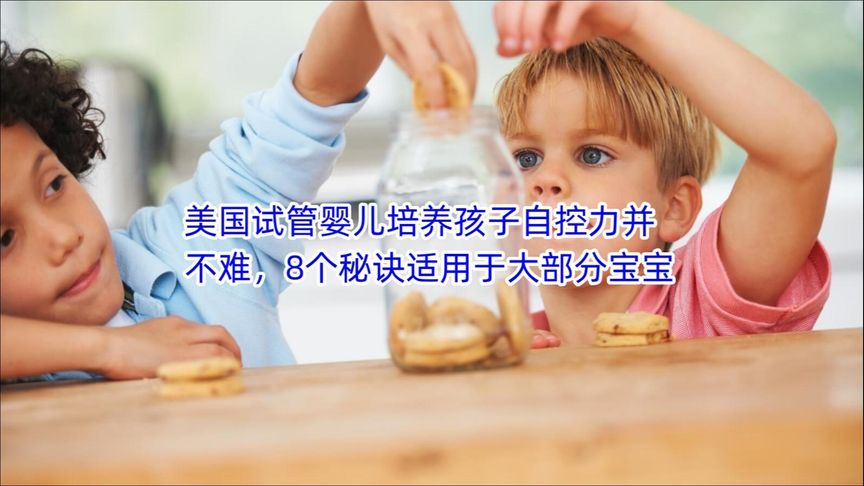 美国试管婴儿培养孩子自控力并不难，8个秘诀适用于大部分宝宝
