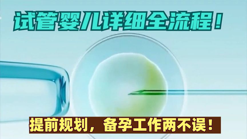 试管婴儿详细全流程！提前规划，备孕工作两不误！